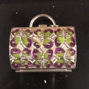 Judith Leiber pillbox